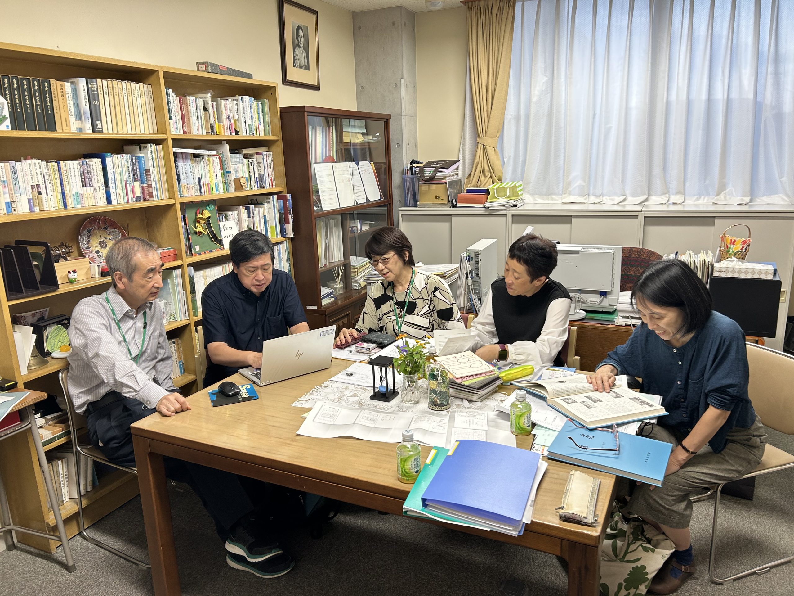 百年史編纂　中高一貫校グループの会合